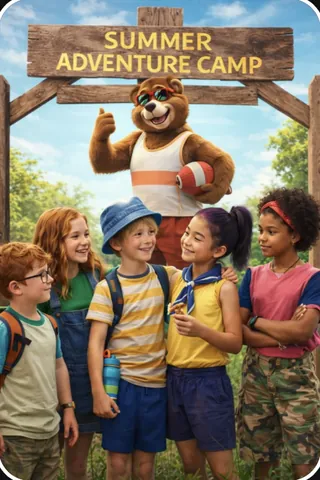 Een vrolijk zomerkamp